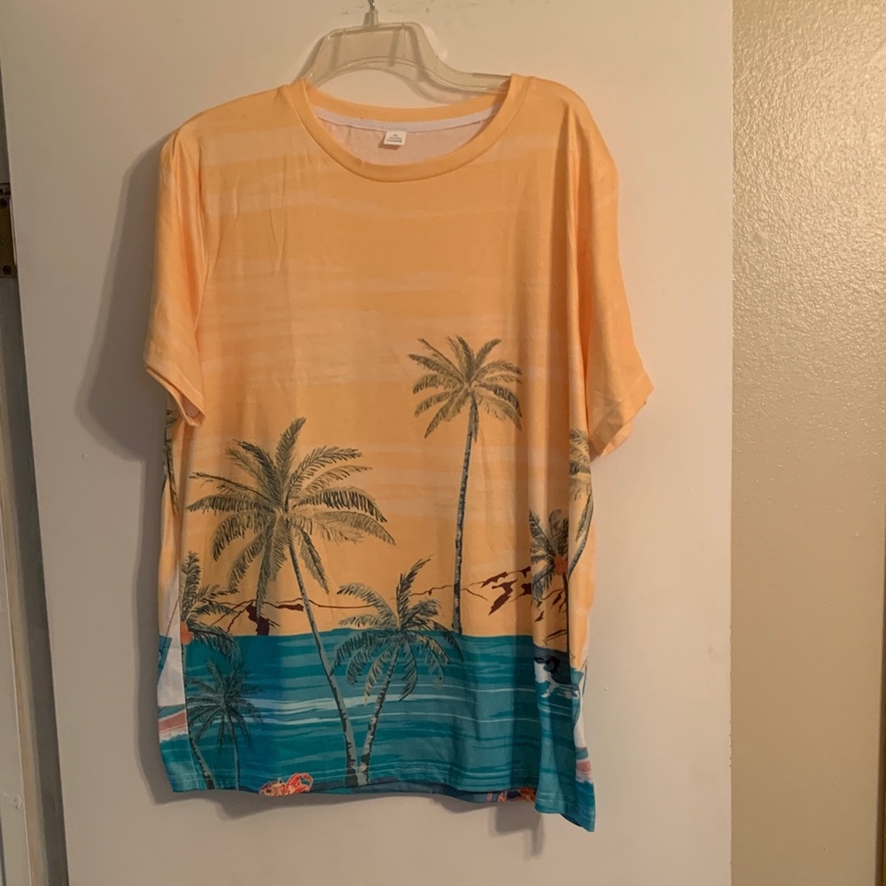 Tropical Palm Tree Graphic T-Shirt
